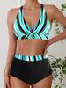 Summer Fashion Design Women's Bikini Two Piece Twisted Printed Swimsuit Tankini and Sports Beachwear S-5XL