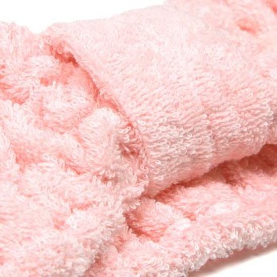 Imabari Towel Hairband Pile (Raspberry)