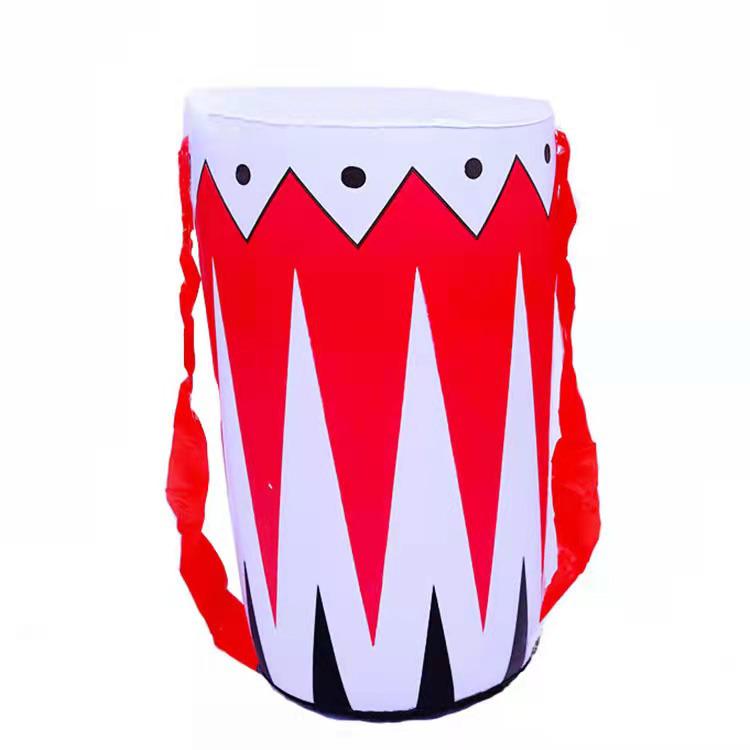 Набор надувных музыкальных инструментов из ПВХ для детей - Гитара и Микрофон, реквизит для сценических вечеринок.