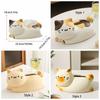 Cute Cat Tissue Box Ceramic Paper Storage Holder Home Storage Supplies Napkin Organizer  Gift