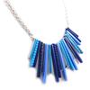 [K1475] - Blue 'Coloring' Designer Necklace
