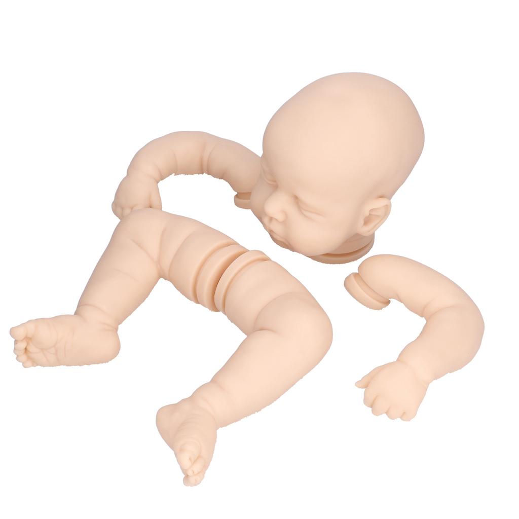 20 Inch Reborn Doll Set Realistic Baby Doll Full Body Lifelike DIY Unfinished Doll Kit