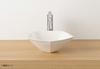 SANEI Shigaraki Ware Washbasin White HW10220-W