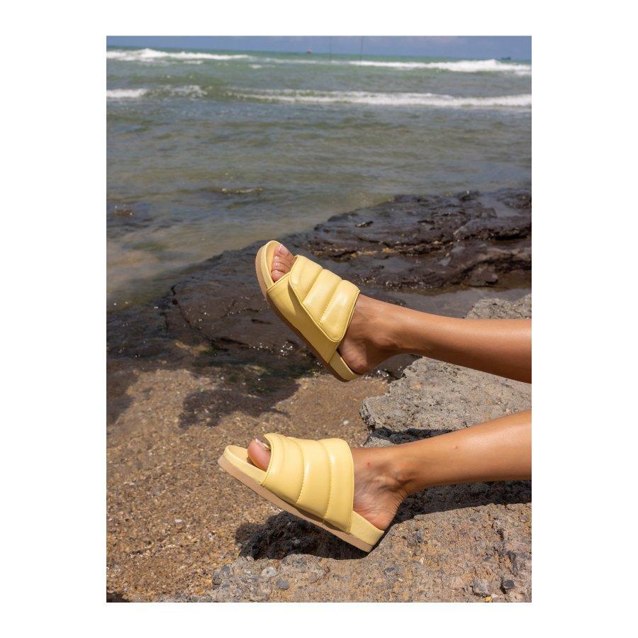 Женские летние повседневные тапочки из натуральной кожи