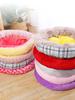 Economical Short Plush Round Cat Nest Comfortable Cushion Bed Thickened Comfortable Cotton Plush Random Pattern Cat Nest Short P