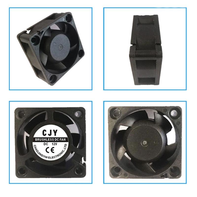 Quiet 4020 PC Cooling Fan High Speed Airflow Quiet Efficient Cooling for Electronics Servers Networking Devices