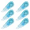 Plus Correction Tape Whiper PT Replacement Tape 5mm Blue Refill 6 Pieces 48-731ÁE