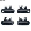 4Pcs Outside Black Right Left Front Rear Outer Door Handles for Toyota Corolla 98-02 Car Exterior