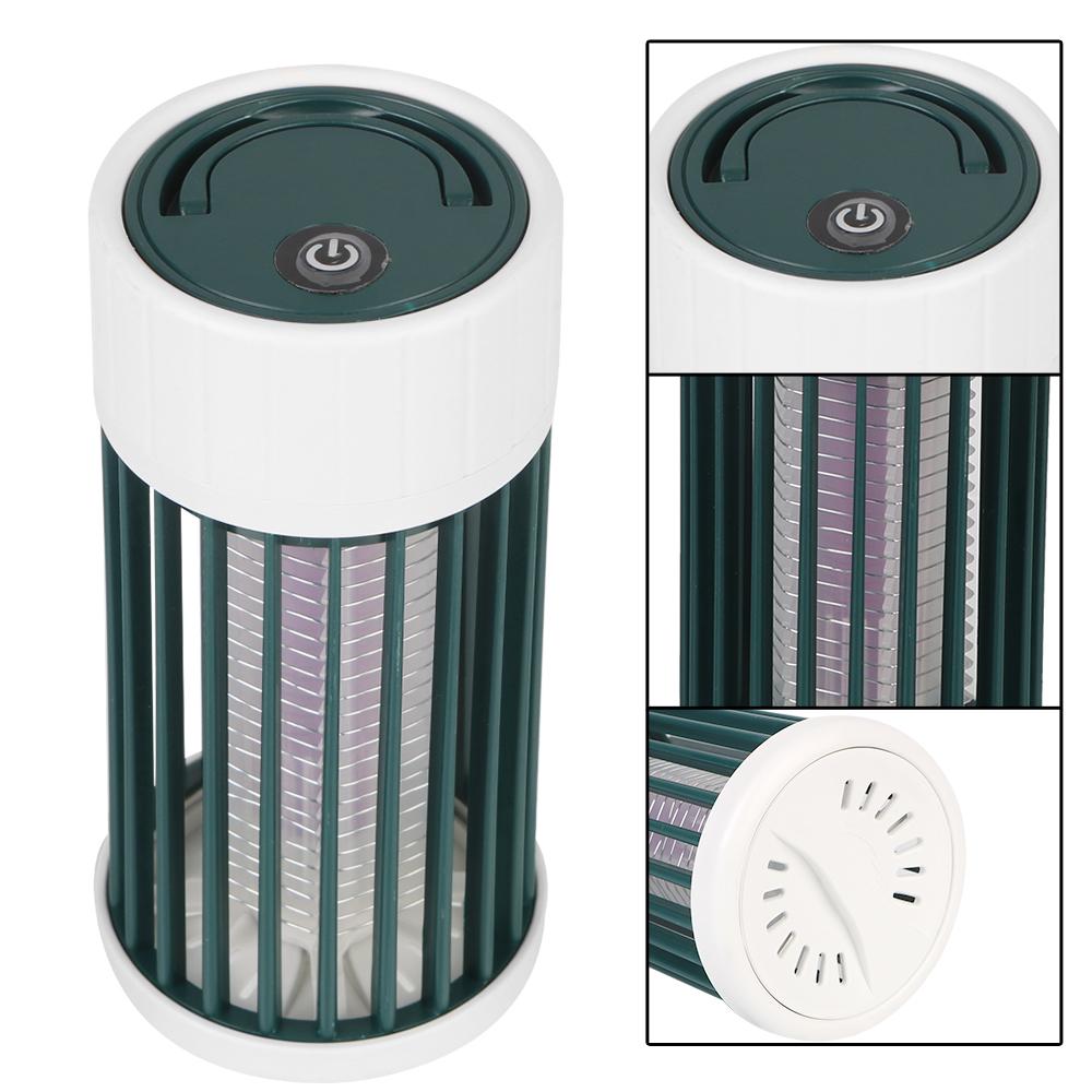 Репеллент от комаров, светодиодный портативный кемпинговый ловушка от мух, бесшумный электронный уничтожитель насекомых, перезаряжаемый комнатный уничтожитель насекомых