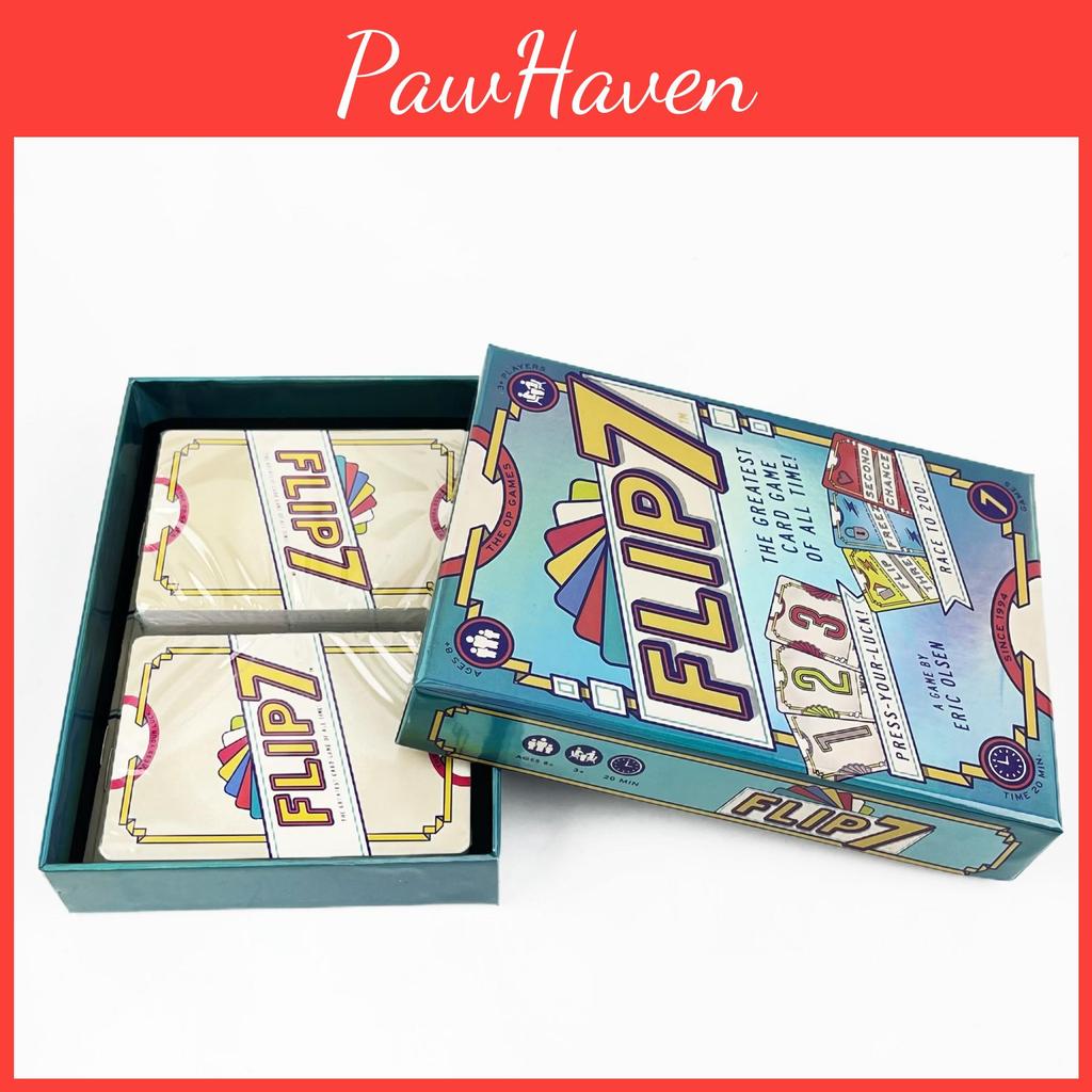 Карточная игра Flip7 для вечеринок с образовательными и интерактивными функциями для семьи и друзей