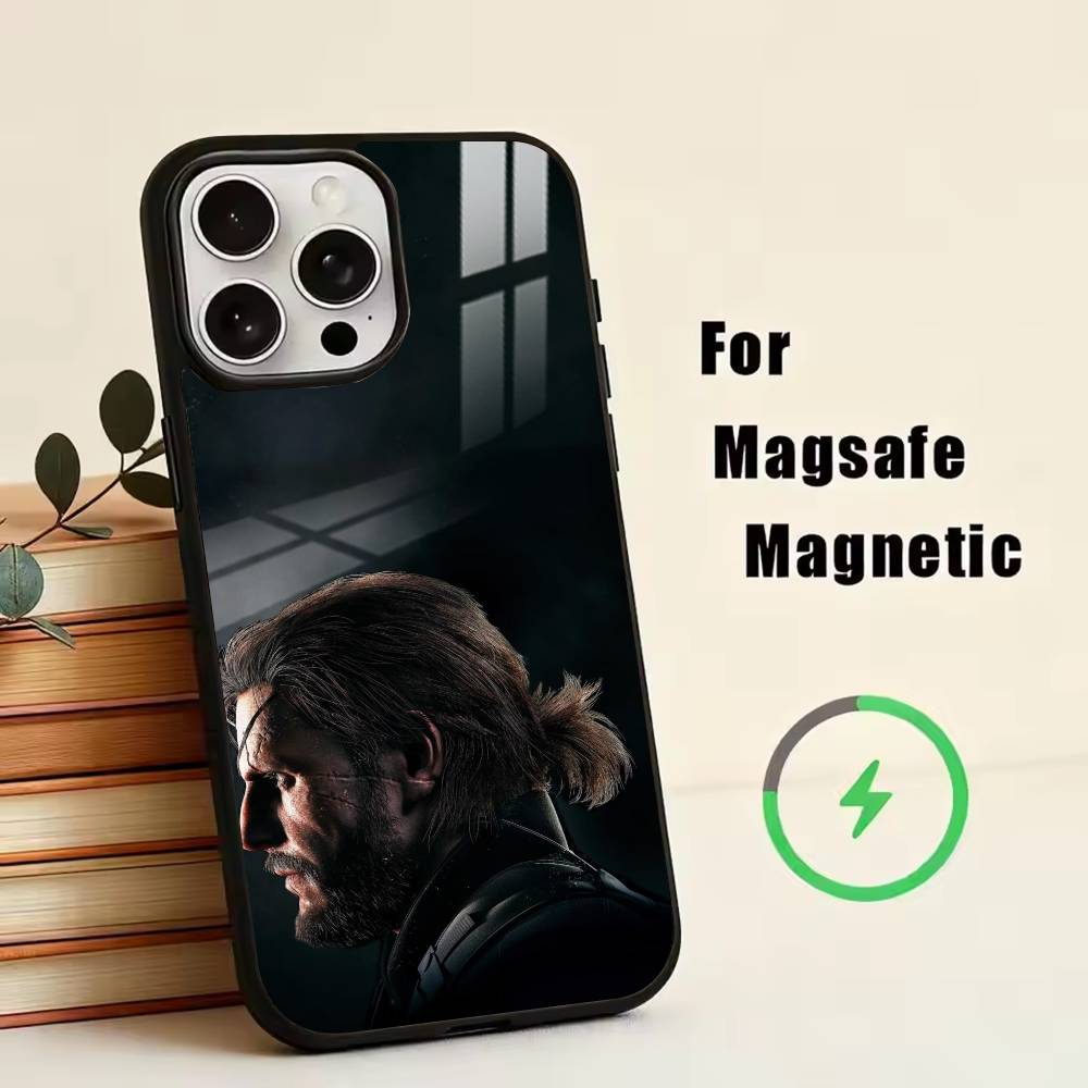 GM-Metal Gear Solid1 Phone Case For iPhone17,16,15,14,13,12,11 Plus,Pro Magnetic For Magsafe Wireless Charging