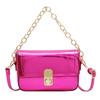 Stylish Pu Leather Chain Bag For Women Trendy Square Crossbody And Shoulder Bag