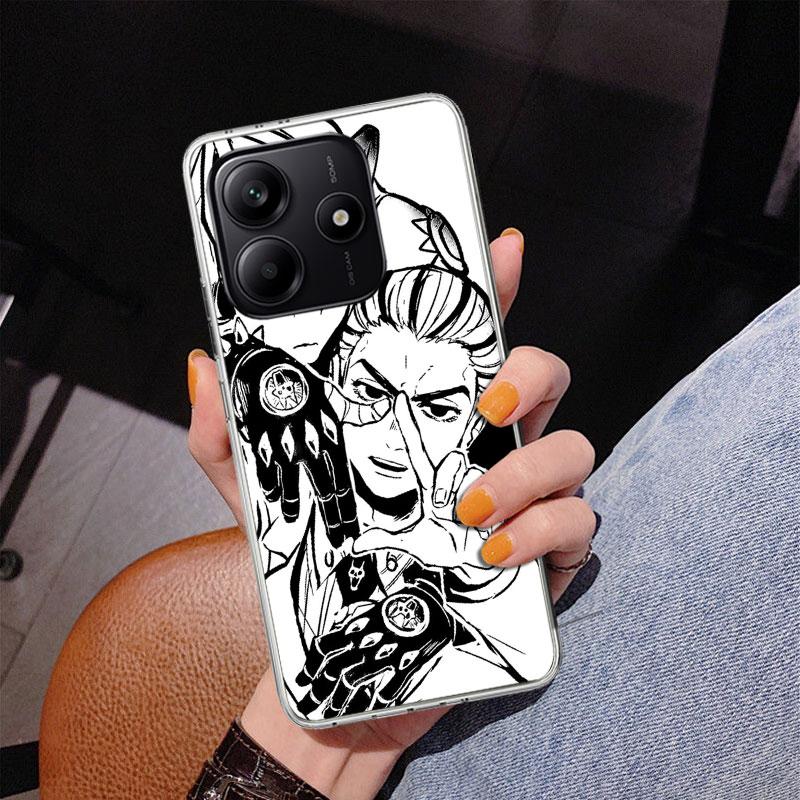 Чехол для телефона JoJo Кира Йошикаге Killer Queen для Xiaomi Redmi Note 15 14 13 12S 12 11 Pro Plus 14S 11S 11E 10 10S 11T 5G Персональный