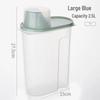 Grain Storage Jar with Measuring Cup - Sealed Dry Goods Container