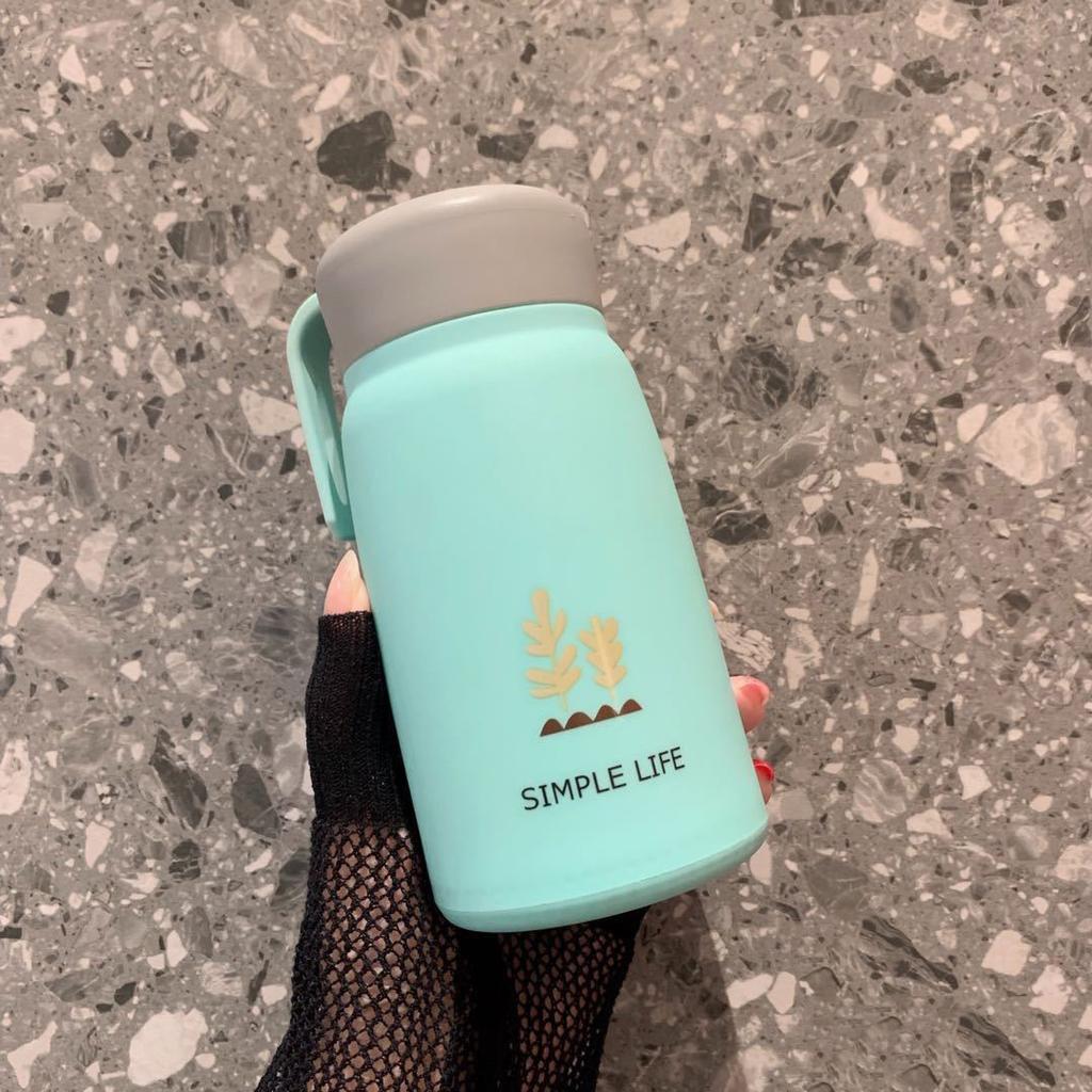 Креативный симпатичный цветной стеклянный термос, чашка для воды большой емкости, портативная чашка большой емкости