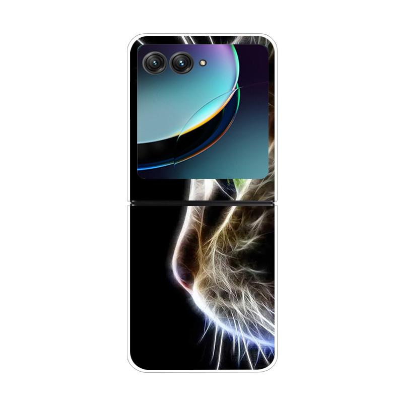 Чехол для Moto Razr40 Ultra Мраморный Рисованный Чехол для Телефона Для Motorola Razr 40 Ultra Razr4 Razr+ Жесткий Пластик Защитный Funda