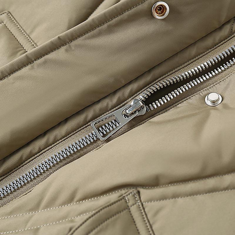 Пуховик женский средней и длинной длины, зимний, толстый и теплый, с капюшоном, для женщин среднего и пожилого возраста