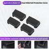 Для Tesla Model 3/Y Защита направляющих заднего сиденья мягкими резиновыми заглушками 2025 Автомобильные функциональные аксессуары для интерьера Tesla