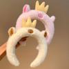 Корейский стиль плюшевая повязка на голову животное мультфильм обруч для волос милая капибара повязка на голову для девочки