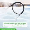 Lower Drive Cable Set Grass Mower Replacement Cable Created For Snow Throwers And Snow Blowers 12 Inch Length
