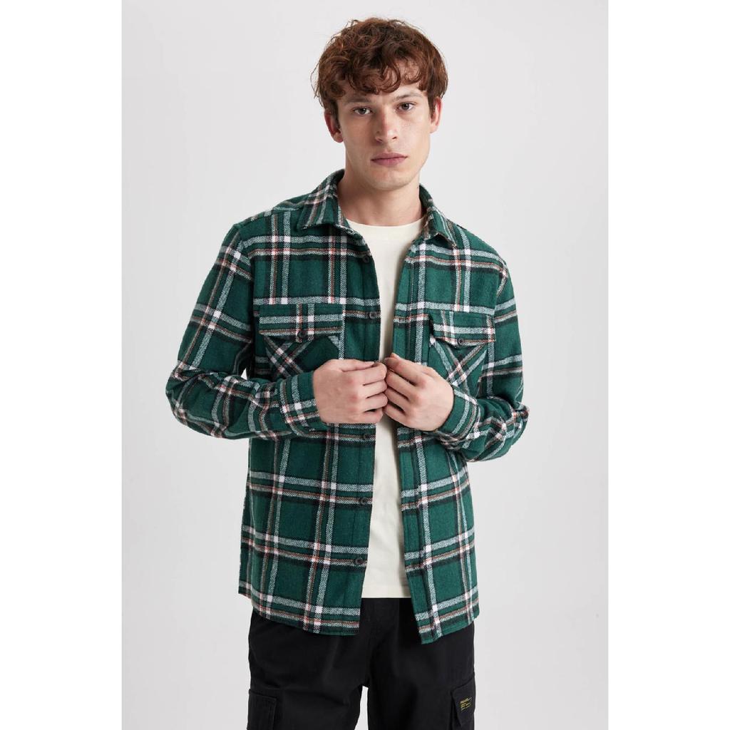 Рубашка Lumberjack с длинным рукавом в клетку стандартного кроя