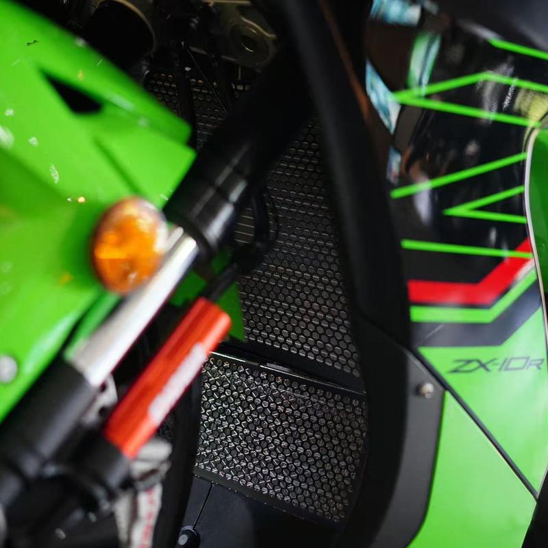 For Kawasaki ZX10R ZX10RR 2017-2025 motorcycle modification protective radiator core cover protective accessories grille cover