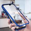 Магнитный металлический чехол для телефона iPhone 7 Plus/8 Plus - Ударопрочный, Стекло с одной стороны, Сильный магнит