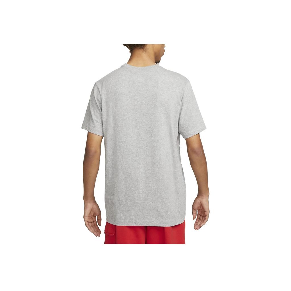 Nike Футболка с круглым вырезом и коротким рукавом в стиле ретро, мужская серая DZ3630-010