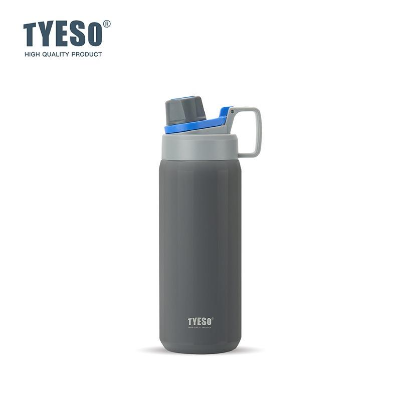 Tyeso Thermos Bottle Stainless Steel Vacuum Flask Travel Cup Outdoor Sports Insulated Leak-Proof Fitness Flask Thermal Mug