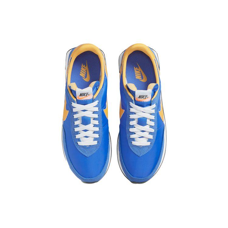 Nike Waffle Trainer 2 Medium Blue University Gold Мужские кроссовки Белые Черные DH1349-402
