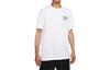 Nike T Shirts Men's White Crew Neck Moderate Straight Fit DQ1408-100