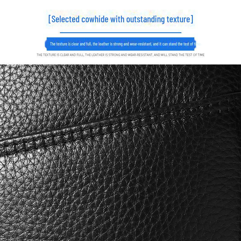 Мужская сумка через плечо из натуральной кожи высшего качества — универсальная и модная нагрудная сумка