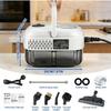 Portable Steam Cleaner 2500W,Hand Steam cleaner with 1.1l,3bar Steam Cleaner,High Pressure Steam Cleaner