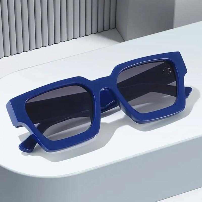 Модные трендовые очки Простые стильные Толстые Большие Квадратные Очки от солнца Материал UV400 для Мужчины Женщины Солнцезащитные очки