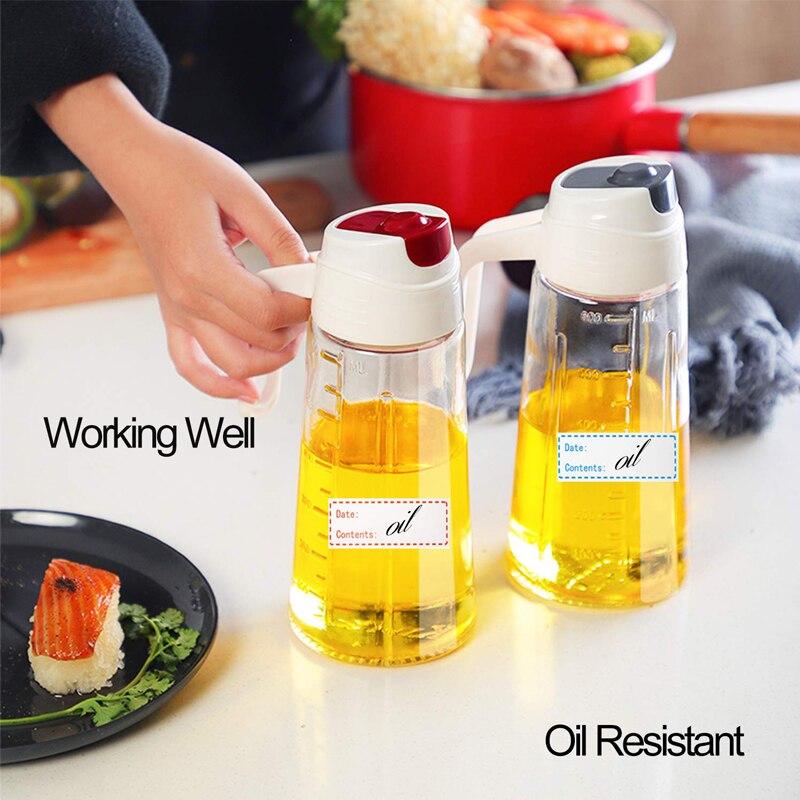 125 шт./рулон, этикетки для морозильной камеры, наклейки 1x3 дюйма, самоклеящиеся этикетки для хранения в холодильнике, этикетки с датой еды, легко чистятся, без остатков