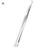 Stainless Steel Tweezer Tongs Precision Serrated Tips Food Tweezers Cooking Baking Repairing Sea Food BBQ Tweezers Kitchen Gadget