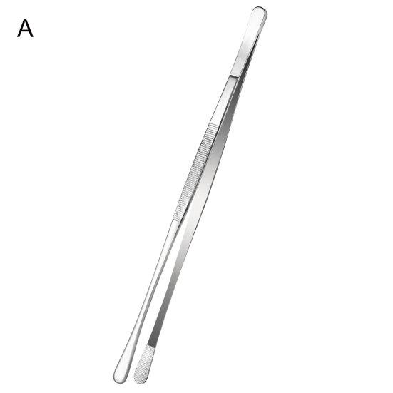 Пинцет из нержавеющей стали, щипцы с прецизионными зубцами, пинцет для еды, приготовление пищи, выпечка, ремонт, морепродукты, пинцет для барбекю, кухонный гаджет