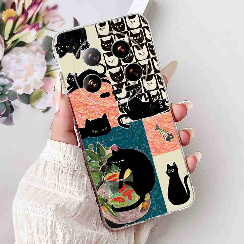Case For Xiaomi 14 Ultra Butterfly Silicone Soft Phone Cover For Xiaomi Mi 14 Mi14 Ultra Shockproof Back Fundas Xiaomi 14Ultra