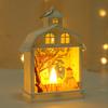 Yousheng Christmas House Wind Light Нежный светодиодный ночник Снеговик Санта-Клаус Лось Элемент Создает атмосферу Окружающее освещение Подвесные украшения на окна