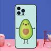 Lovely Avocado Phone Case For iPhone 17 16 15 13 11 12 14 Pro Max mini 15 16 Plus 16e 17 Air Bumper Cover
