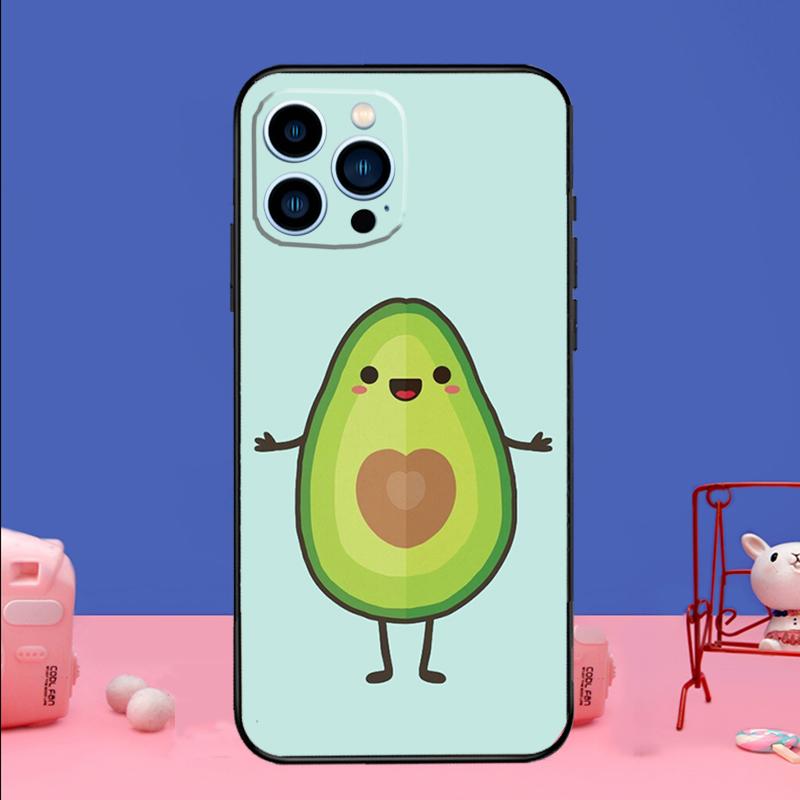 Lovely Avocado Phone Case For iPhone 17 16 15 13 11 12 14 Pro Max mini 15 16 Plus 16e 17 Air Bumper Cover