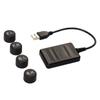 TPMS Sensor USB Tire Pressure Monitor System External Auto Alarm Sensor Module 4 Sensors For Car Bus Minibus And More