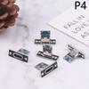 5Pcs Usb 3.1 Type C Socket With Screw Fixing Plate Type-C Usb Jack 3.1 Type-C 2Pin 4Pin Female Connector Jack Charging Port