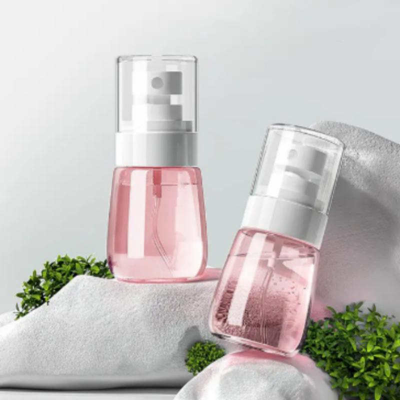 Набор из 2 многоразовых распылителей 1 унция/30 мл Спиртовой атомайзер Мини-контейнеры для жидкости с мелким распылением для ухода за кожей, макияжа, дорожные аксессуары