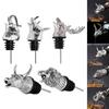 5pcs Animal Head-Wine Pourer Spout,Wine Bottle Stopper for
