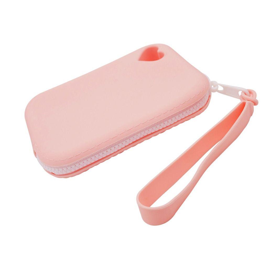 Large Capacity Silicone Storage Bag Silicone Data Cable Portable Key Card Bag Travel