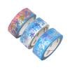 Kamiiso Sangyo Masking SAIEN Set Each of and Made In 15mm Wide X 3 Tape, Original, 3-Pattern (1 Mermaid, Jellyfish, Seashell), Japan, Approx. Rolls,