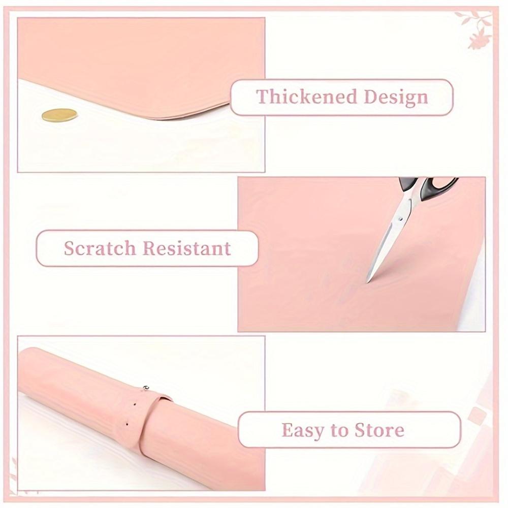 Коврик для стола для дизайна ногтей, складная подставка для рук, подлокотник, водонепроницаемый, устойчивый к царапинам и грязи, кожаный коврик для студии