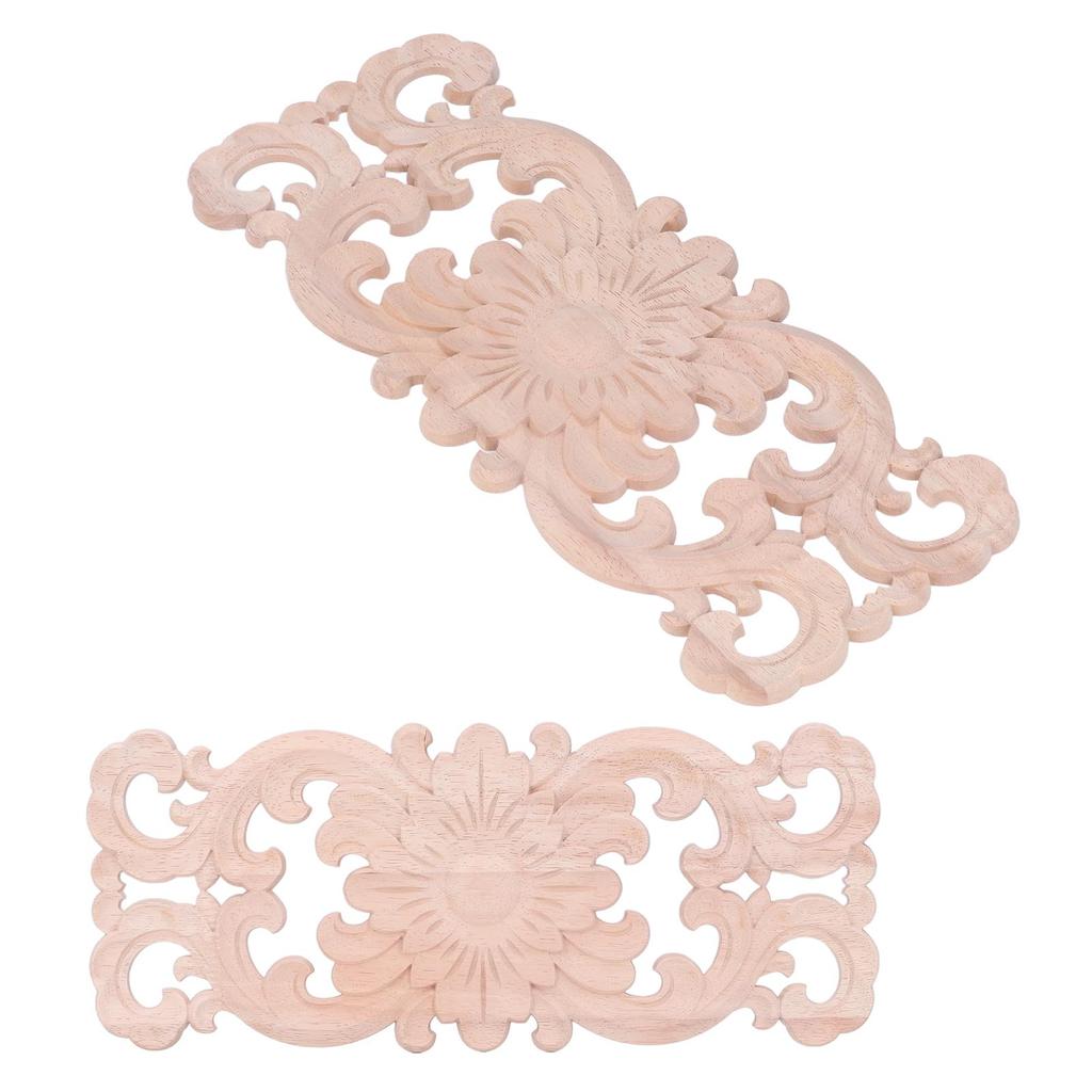 Деревянные аппликации DIY Производство Изысканная резьба Винтажный стиль Экологичное декоративное дерево