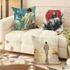 Jesus Cushion Cover Soft Short Plush Pillow Cover Smooth Cozy Texture Aesthetic Cushion Case Home Decor